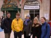 Waterloo on January 1st - Si, Dave, Liz, Caroline and Tamsin